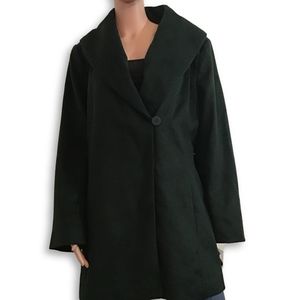NWT Metaphor Green Pea Coat Plus Size/Free Ship!